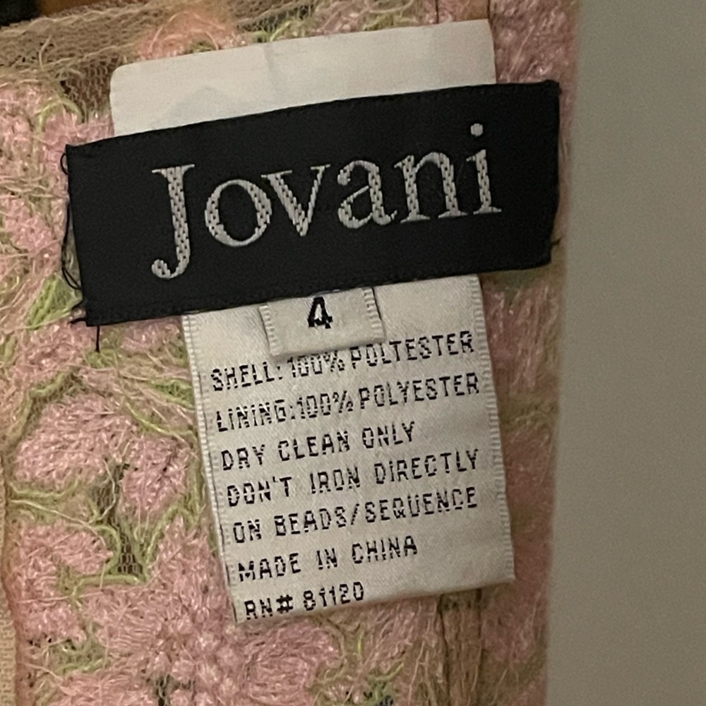 Jovani Green Iridescent‎ Strapless Ball Gown Corset Lace Pageant Dress Size 4 - Picture 16 of 16